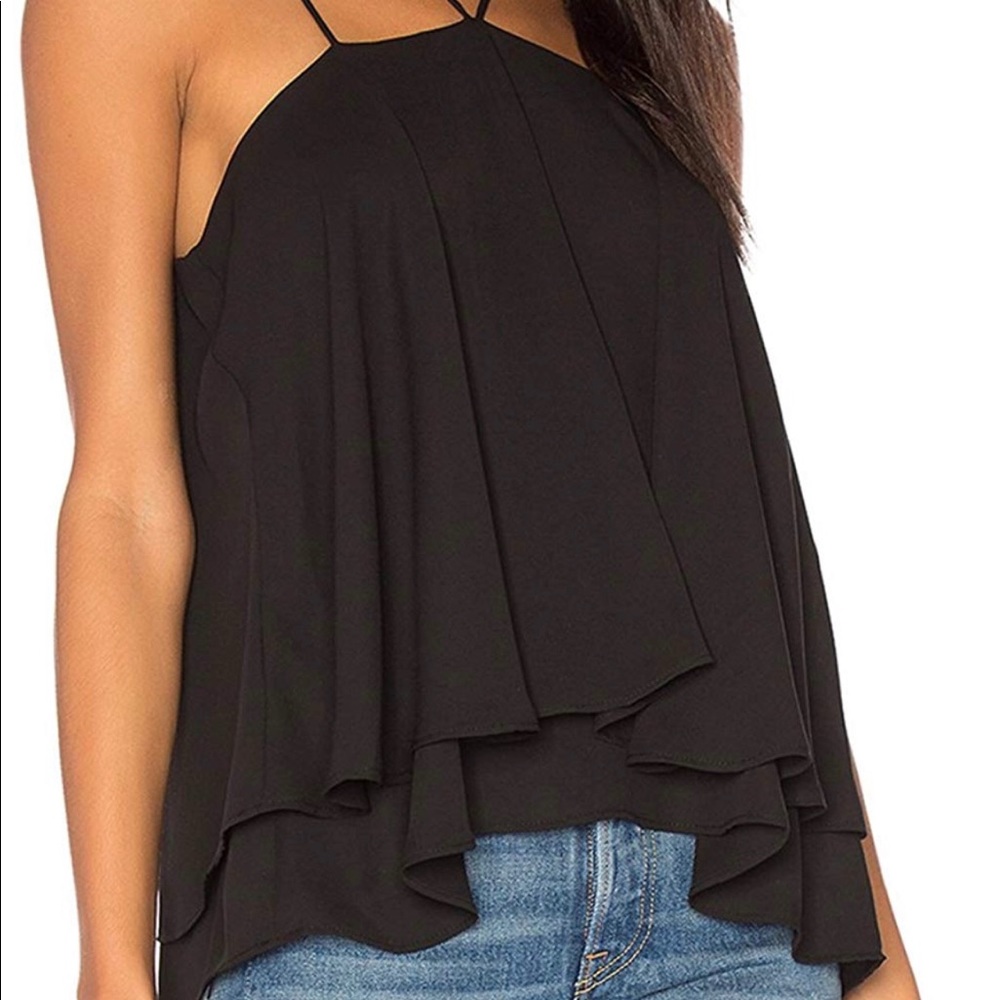 Ally Magic Caged Strappy Top Size Small
